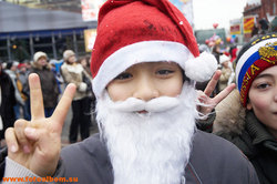Встреча Деда Мороза на Манежной  - фото 9675