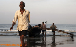 Рыбаки в Гоа. Индия - фото 6447