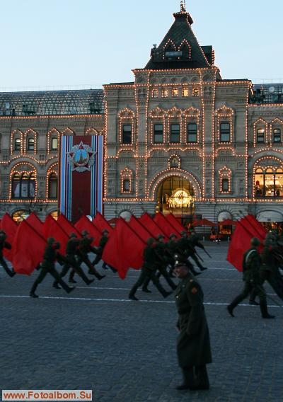 Ночная  репетиция Парада на Красной площади - фото 27700
