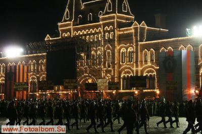 Ночная  репетиция Парада на Красной площади - фото 27701