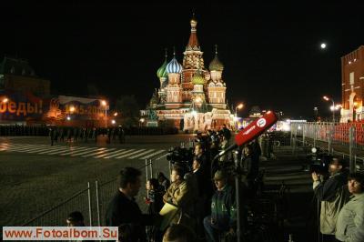 Ночная  репетиция Парада на Красной площади - фото 27703