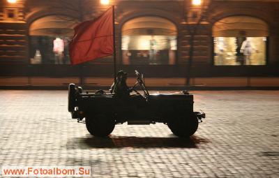 Ночная  репетиция Парада на Красной площади - фото 27711