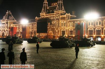 Ночная  репетиция Парада на Красной площади - фото 27713