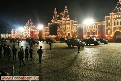 Ночная  репетиция Парада на Красной площади - фото 27714