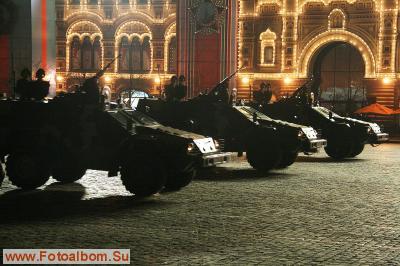 Ночная  репетиция Парада на Красной площади - фото 27715