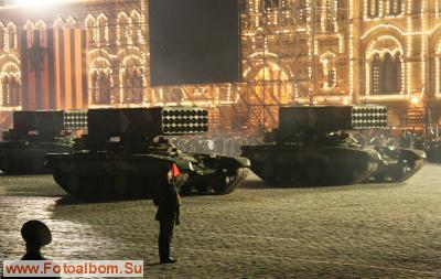 Ночная  репетиция Парада на Красной площади - фото 27717