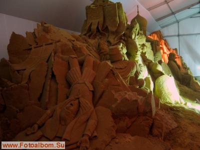 Скульптуры из песка «Святая Русь» у Храма Христа Спасителя  - фото 31488