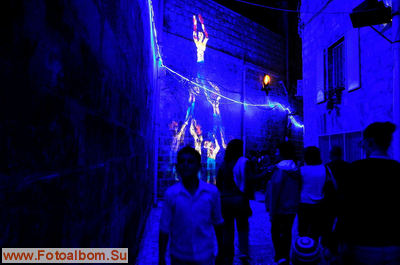 Международный Фестиваль света в Старом городе Иерусалима ... - фото 36780