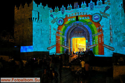 Международный Фестиваль света в Старом городе Иерусалима ... - фото 36782