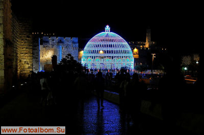 Международный Фестиваль света в Старом городе Иерусалима ... - фото 36800